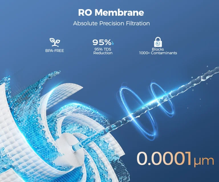 Tiszta vizet a pohárba a Hydrofast W100 víztisztítóval 6