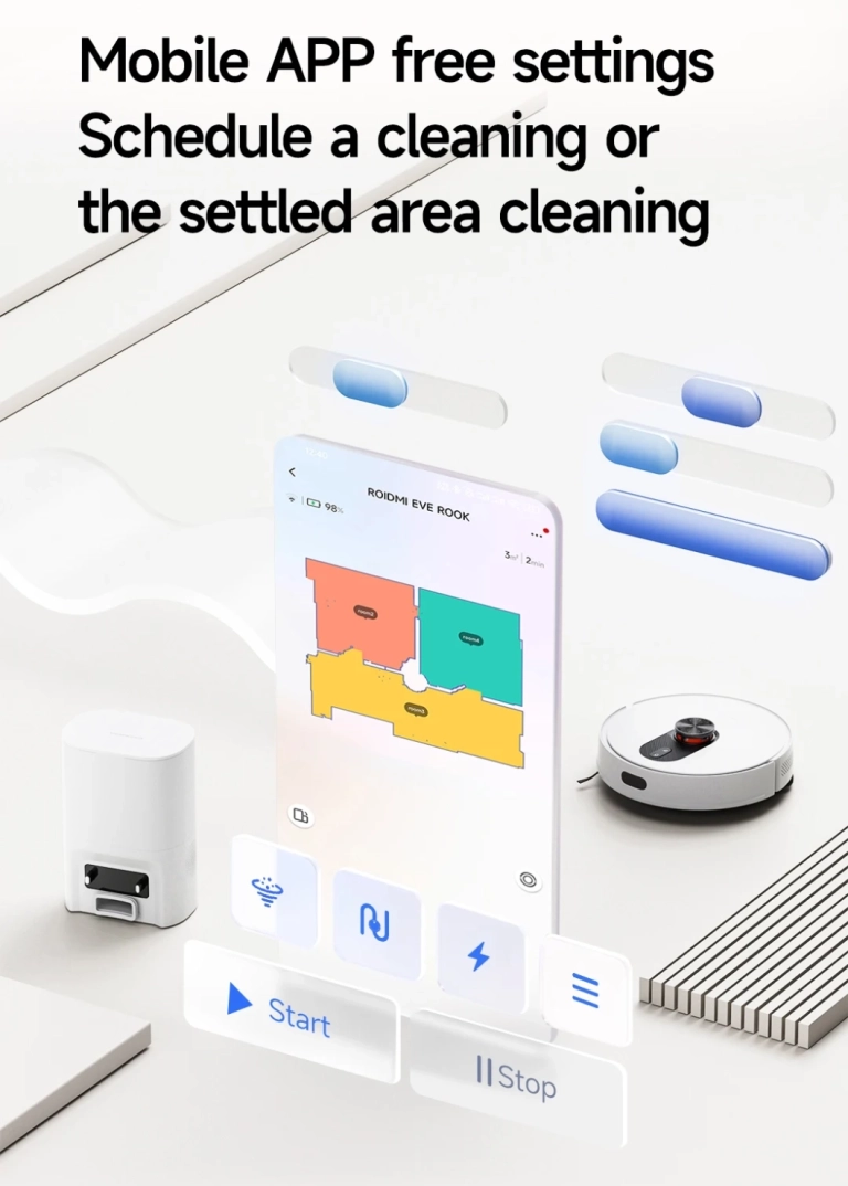 Újra készleten a ROIDMI EVE ROOK robotporszívó bajnok áron 15