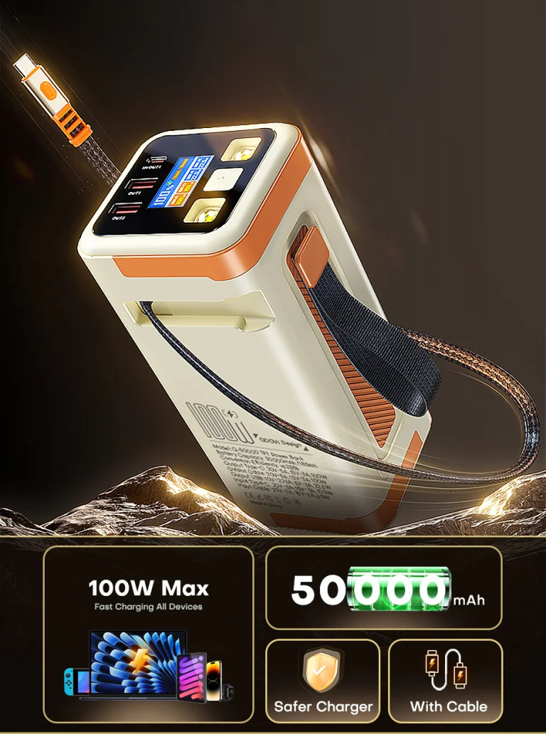 QOOVI power bank: energia egy egész hétnyi túrához 5