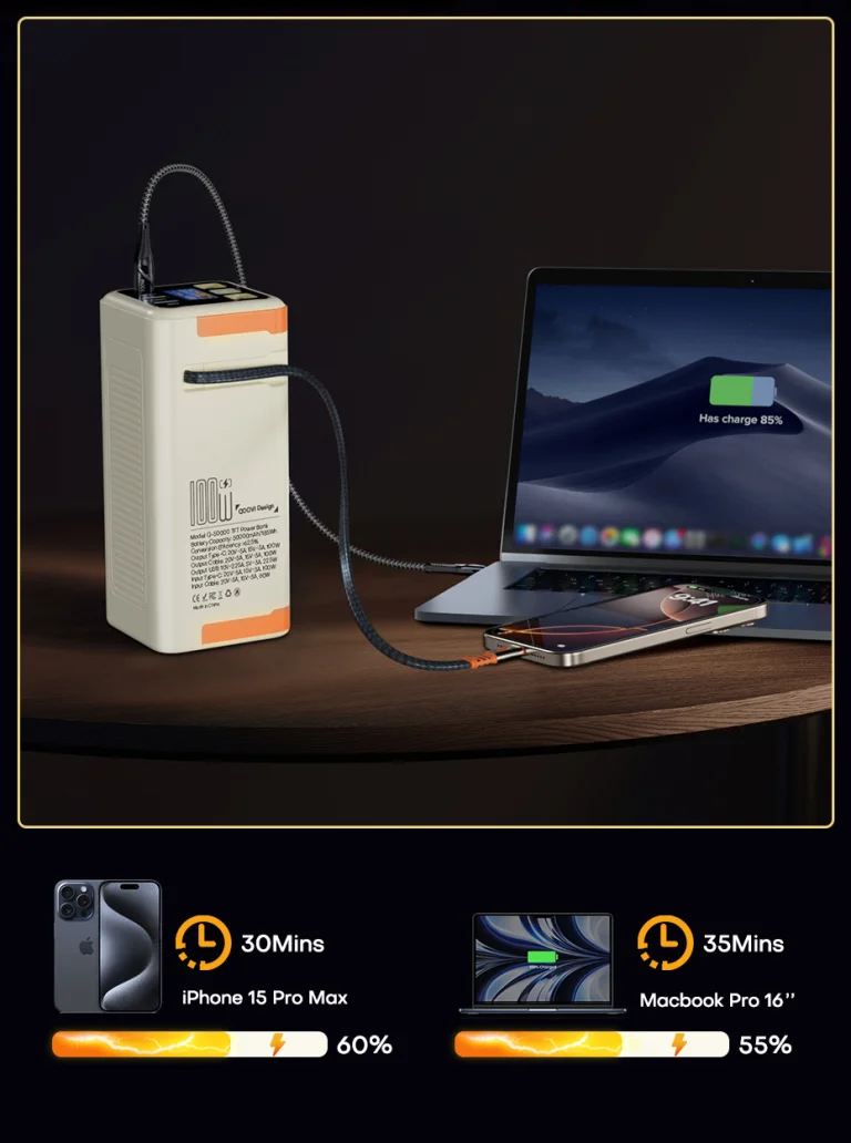 QOOVI power bank: energia egy egész hétnyi túrához 4