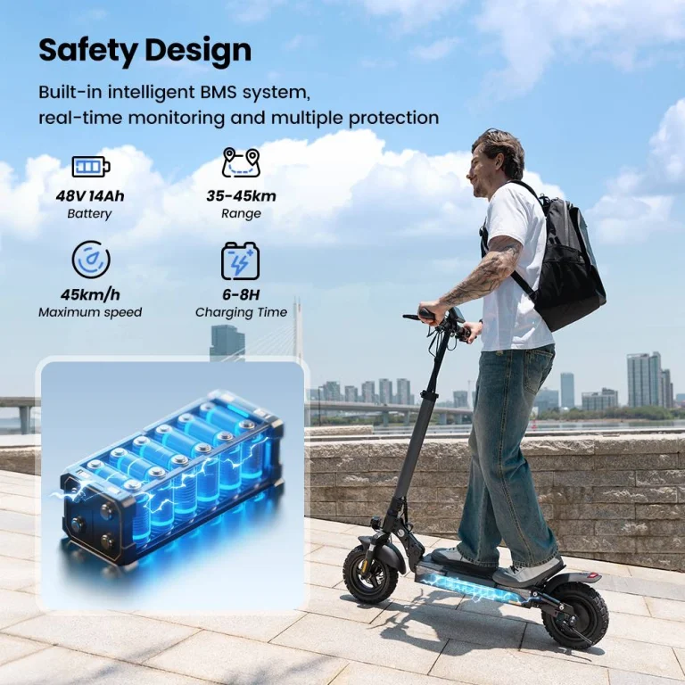 iScooter W9 roller: 1000W erő, ami a tereptől sem ijed meg 7