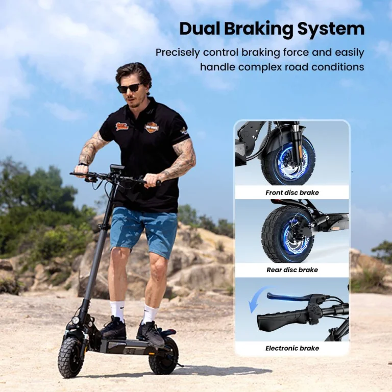 iScooter W9 roller: 1000W erő, ami a tereptől sem ijed meg 11