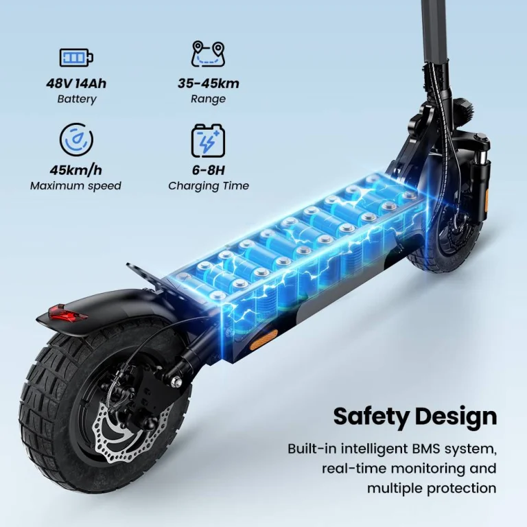iScooter W9 roller: 1000W erő, ami a tereptől sem ijed meg 16