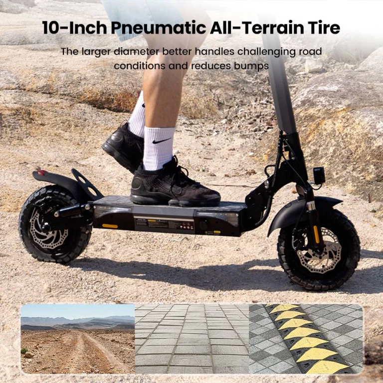 iScooter W9 roller: 1000W erő, ami a tereptől sem ijed meg 18