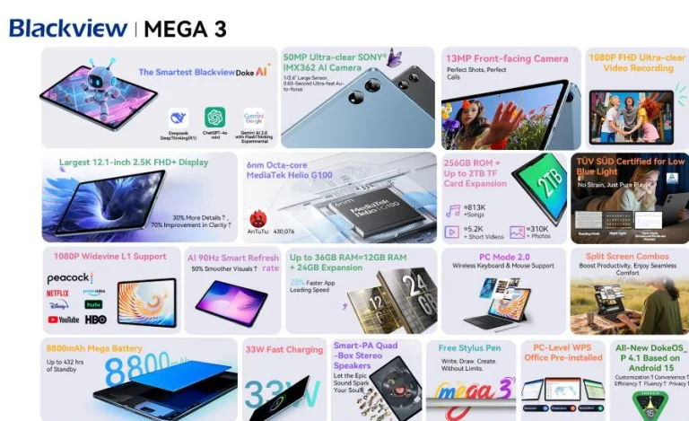 Blackview MEGA 3 – 12 colnyi Android 15-ös jóság 7