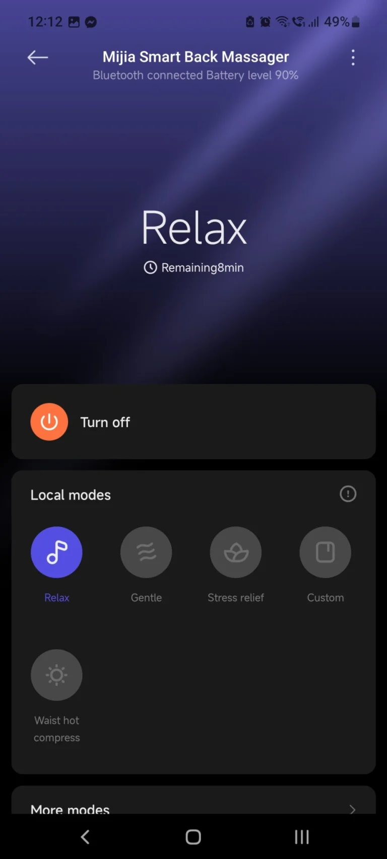 Xiaomi Mijia melegítős masszázspárna teszt 15