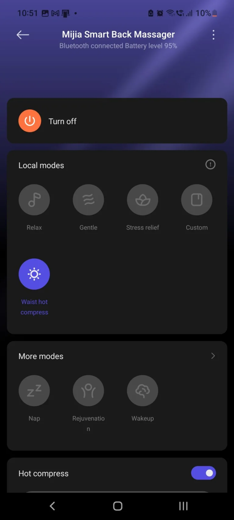 Xiaomi Mijia melegítős masszázspárna teszt 16