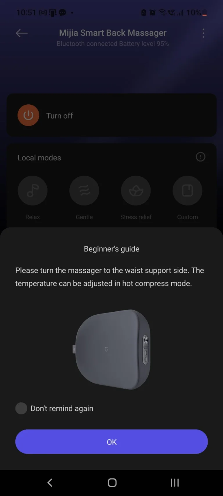 Xiaomi Mijia melegítős masszázspárna teszt 24
