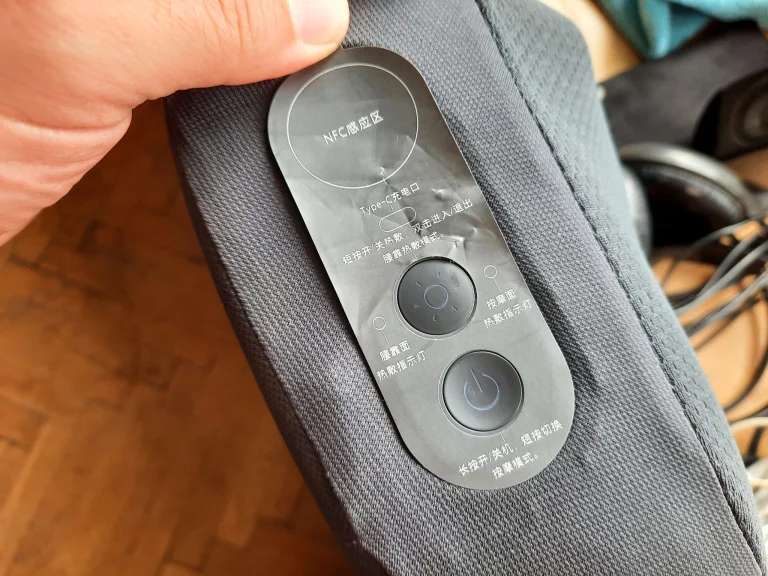 Xiaomi Mijia melegítős masszázspárna teszt 5