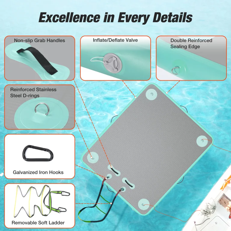 Felfújható dokkok, amikkel szintet lép a vízparti pihenés 4