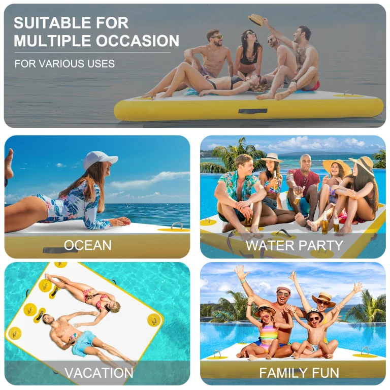 Felfújható dokkok, amikkel szintet lép a vízparti pihenés 10