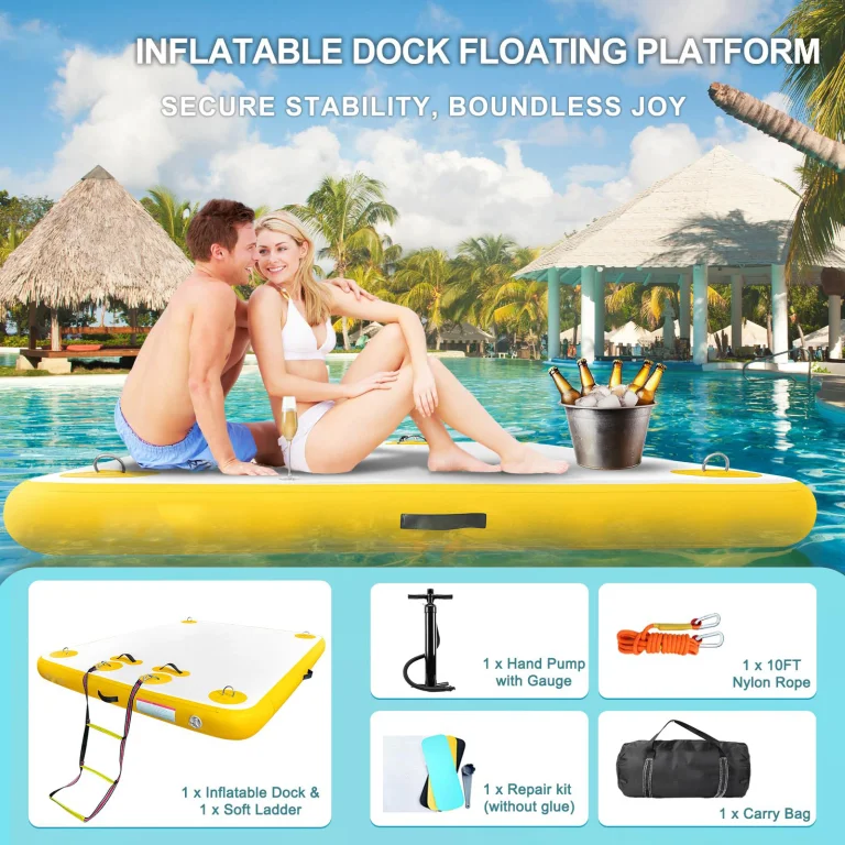 Felfújható dokkok, amikkel szintet lép a vízparti pihenés 11