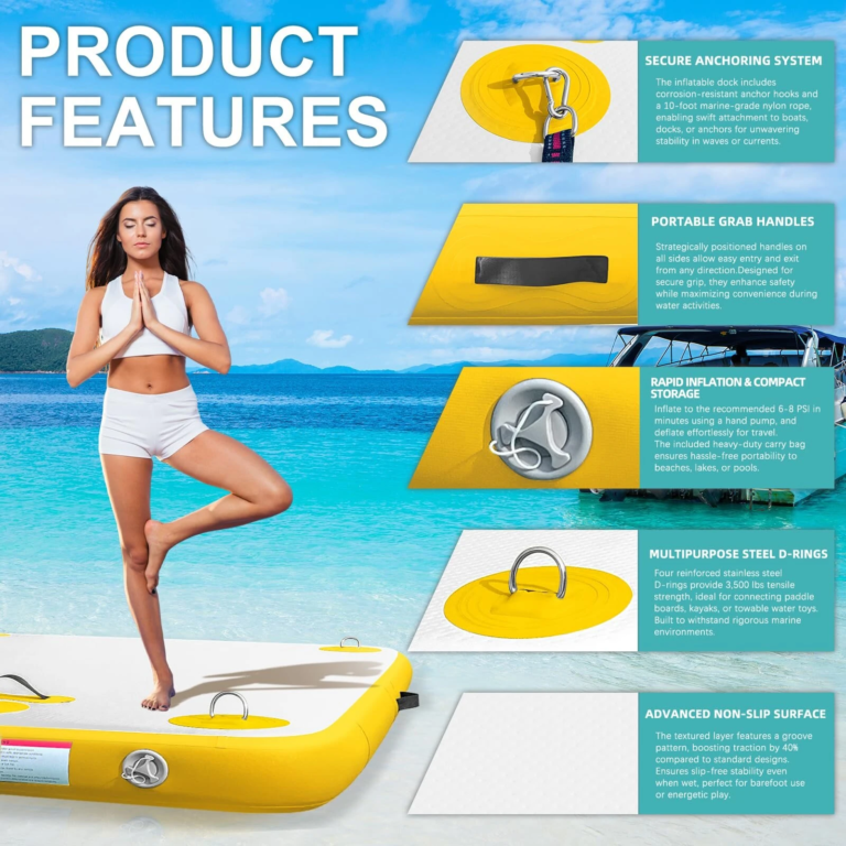 Felfújható dokkok, amikkel szintet lép a vízparti pihenés 14