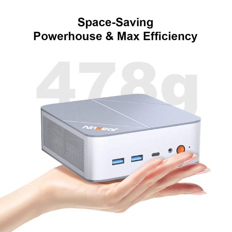 Ninkear M8 mini PC: apró ház, Ryzen 7-es szívvel 14