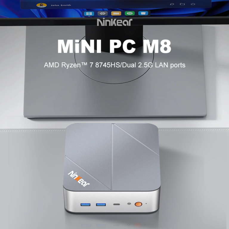 Ninkear M8 mini PC: apró ház, Ryzen 7-es szívvel 7