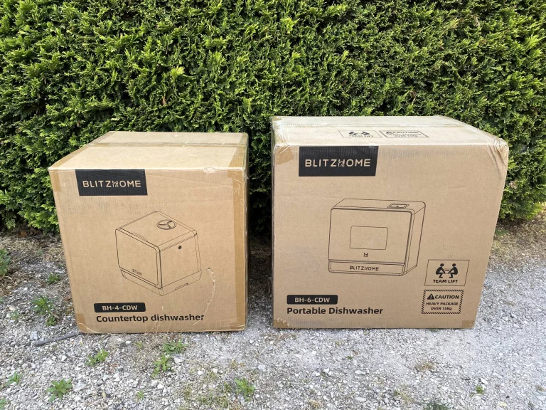 BlitzHome BH-4-CDW/BH-6-CDW hordozható mosogatógép teszt 3