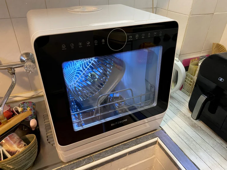 BlitzHome BH-4-CDW/BH-6-CDW hordozható mosogatógép teszt 5