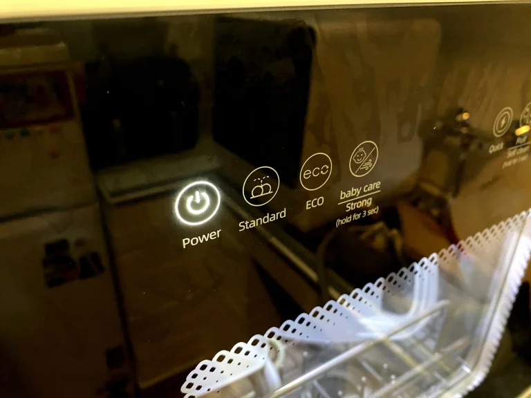 BlitzHome BH-4-CDW/BH-6-CDW hordozható mosogatógép teszt 16