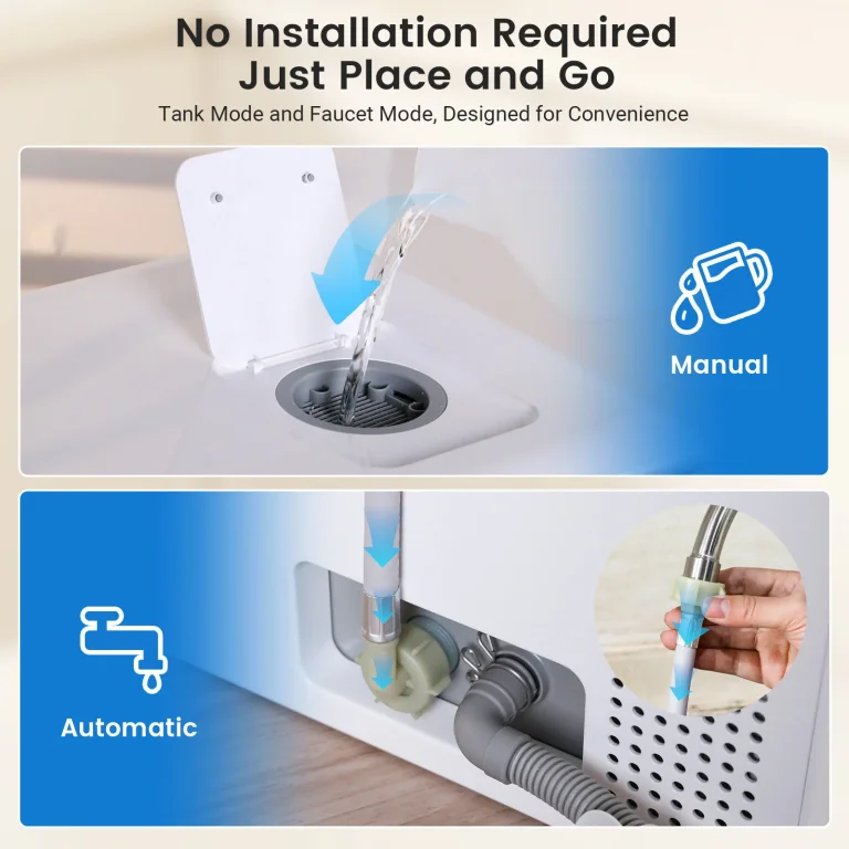 BlitzHome BH-4-CDW/BH-6-CDW hordozható mosogatógép teszt 33