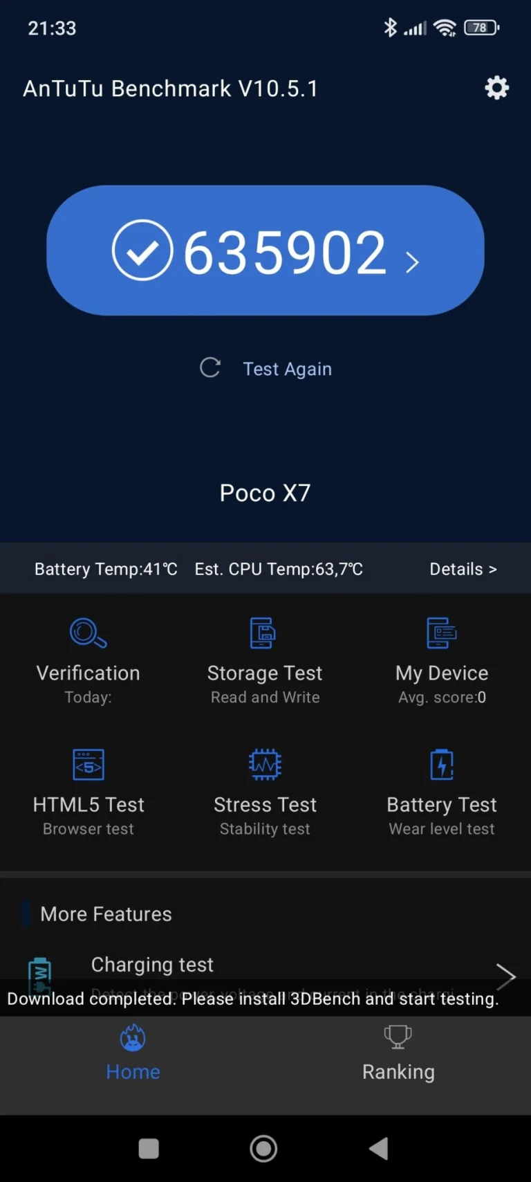 Poco X7 okostelefon teszt 25