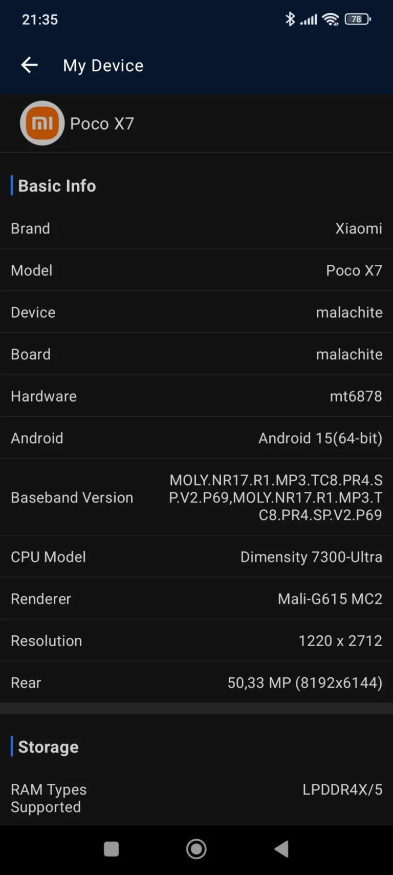 Poco X7 okostelefon teszt 27