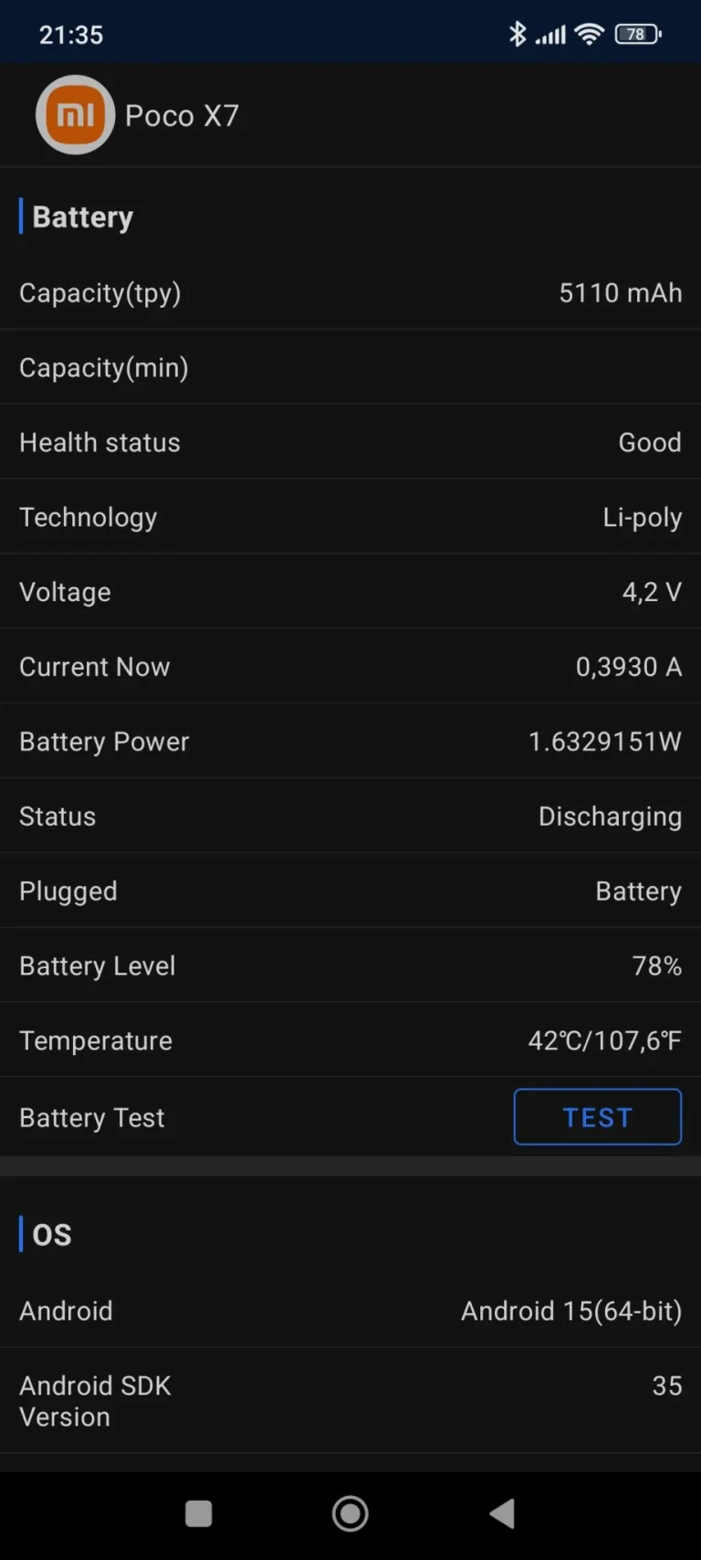 Poco X7 okostelefon teszt 32