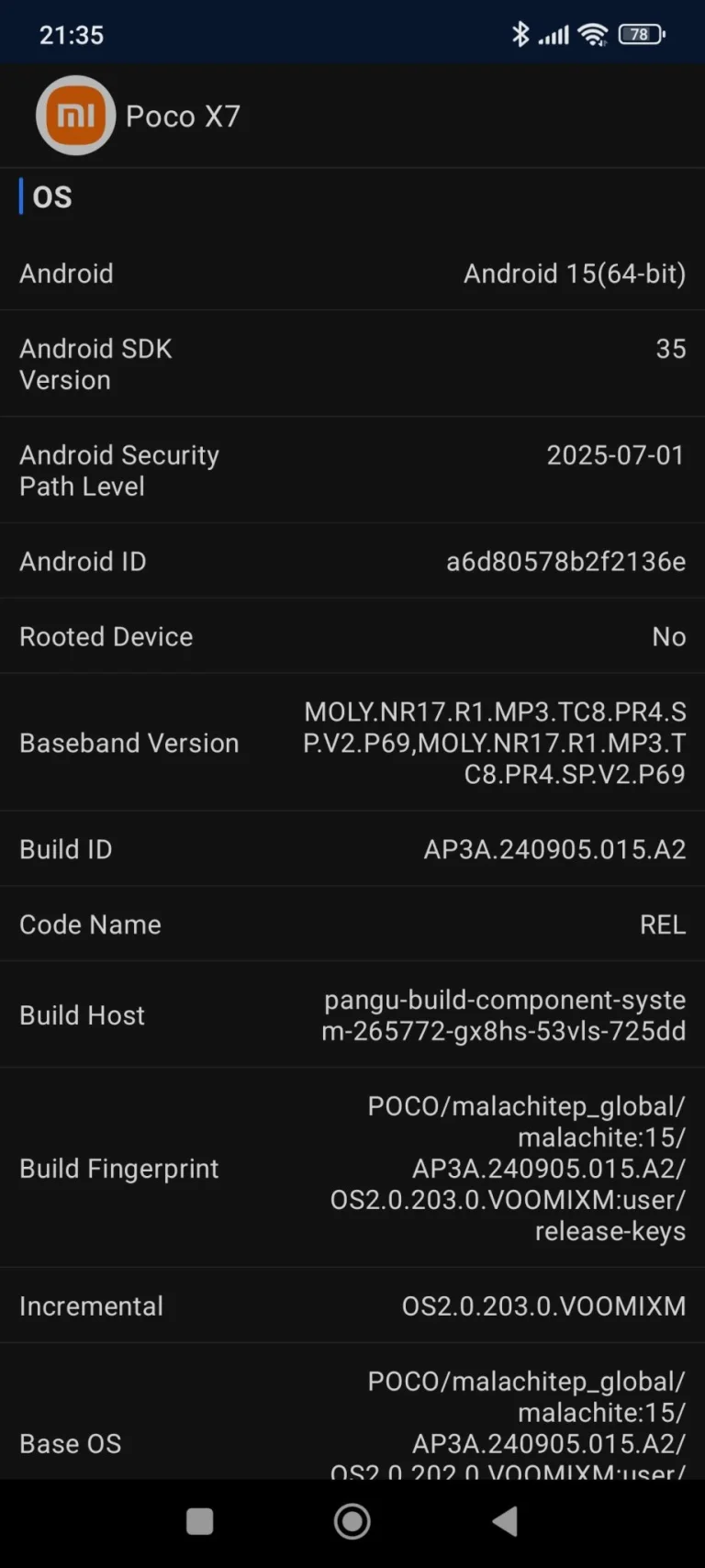 Poco X7 okostelefon teszt 33