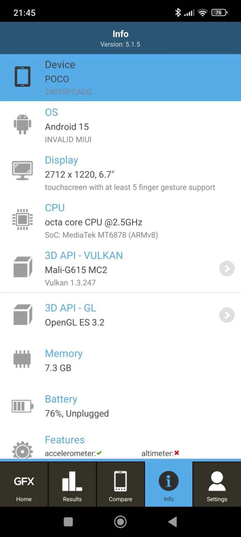 Poco X7 okostelefon teszt 37