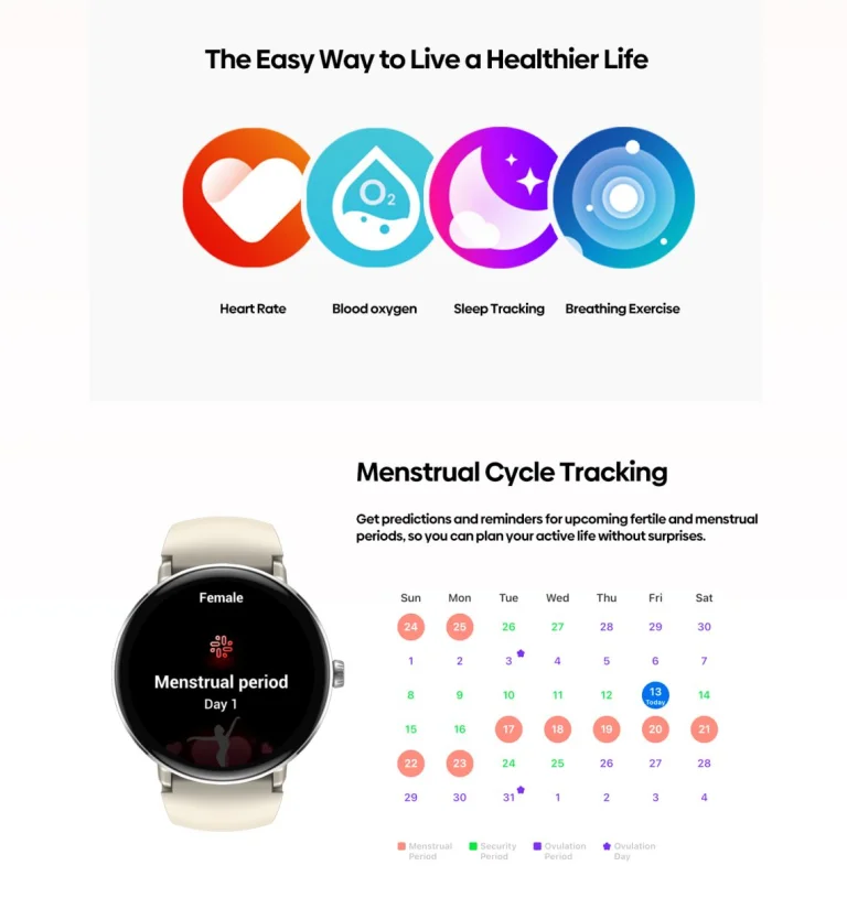 Zeblaze Lily 2 – Az okosóra, amit a nők egyszerűen imádnak 8