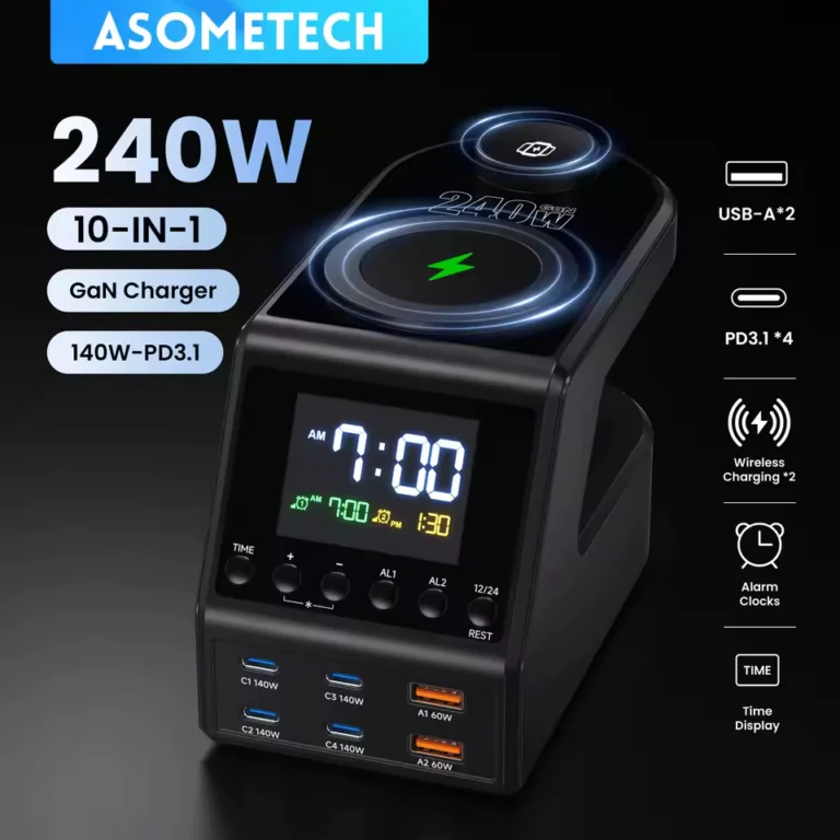 Az Asometech H688 tölt mindent és megmutatja a pontos időt 2