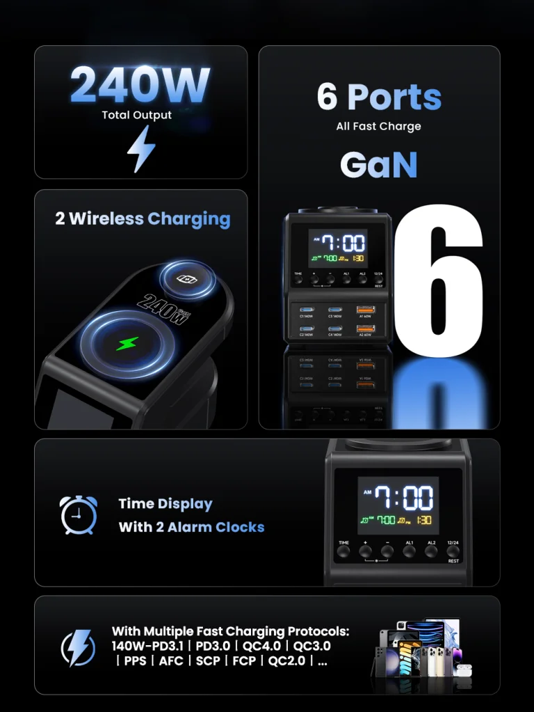 Az Asometech H688 tölt mindent és megmutatja a pontos időt 3