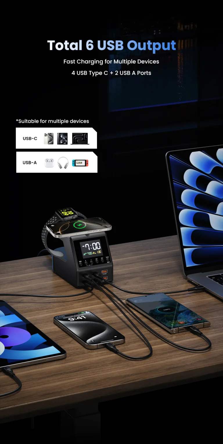 Az Asometech H688 tölt mindent és megmutatja a pontos időt 7