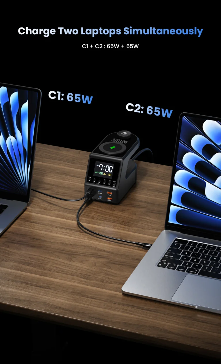 Az Asometech H688 tölt mindent és megmutatja a pontos időt 9