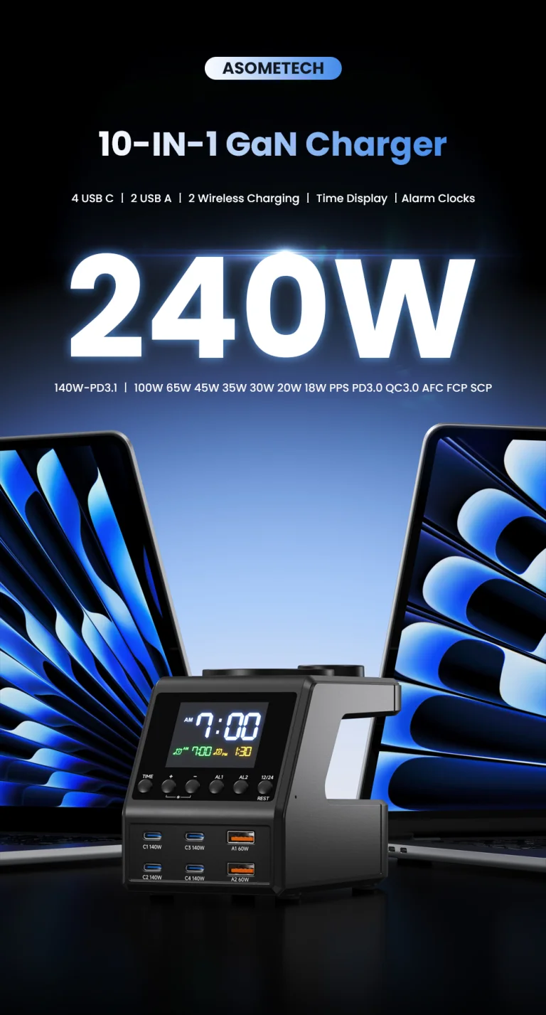 Az Asometech H688 tölt mindent és megmutatja a pontos időt 4