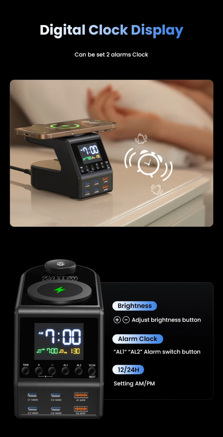 Az Asometech H688 tölt mindent és megmutatja a pontos időt 12