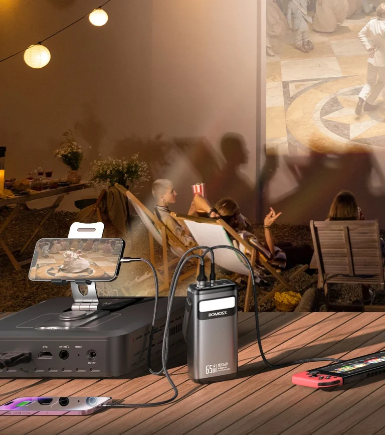 Power bank nagyban játszóknak: ROMOSS 40 000 mAh 3