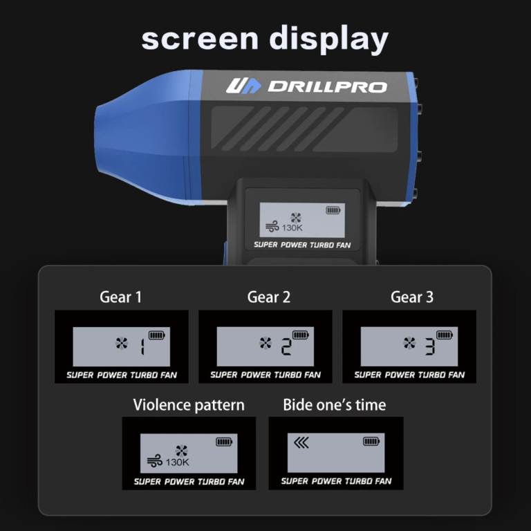 DRILLPRO P30: légfúvó és akár porszívó is egyben 9