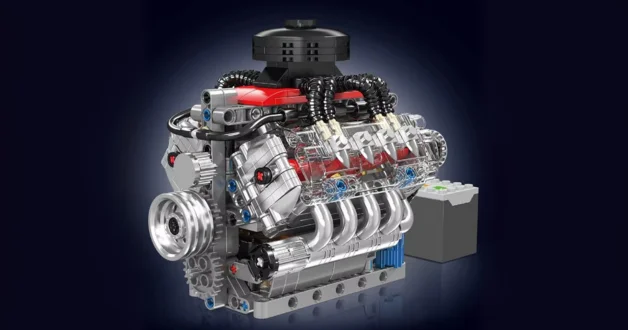 Rakd össze a saját V8-as motorodat a Mould King modellel! 1