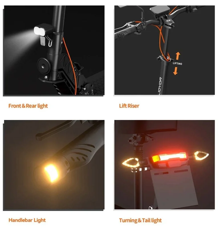 Erő, kényelem és stílus – ezt tudja a Joyor S8E e-roller 4