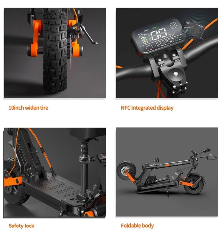 Erő, kényelem és stílus – ezt tudja a Joyor S8E e-roller 12