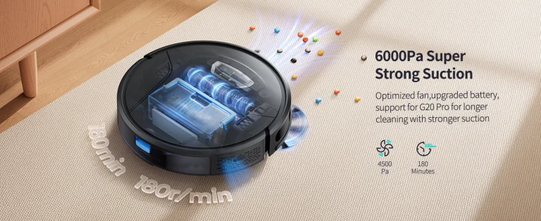 6000 Pa szívóerő, 0% fáradtság – Ez a HONITURE porszívó 10