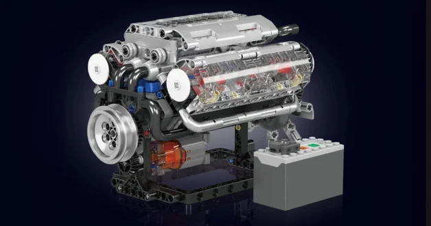 V8-as élmény otthon – 535 darabból saját motorod lehet! 1