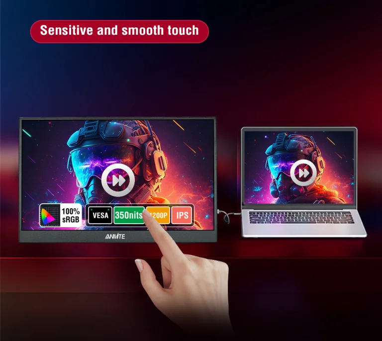 Laptop mellé kötelező: ANMITE 14 colos hordozható monitor 5