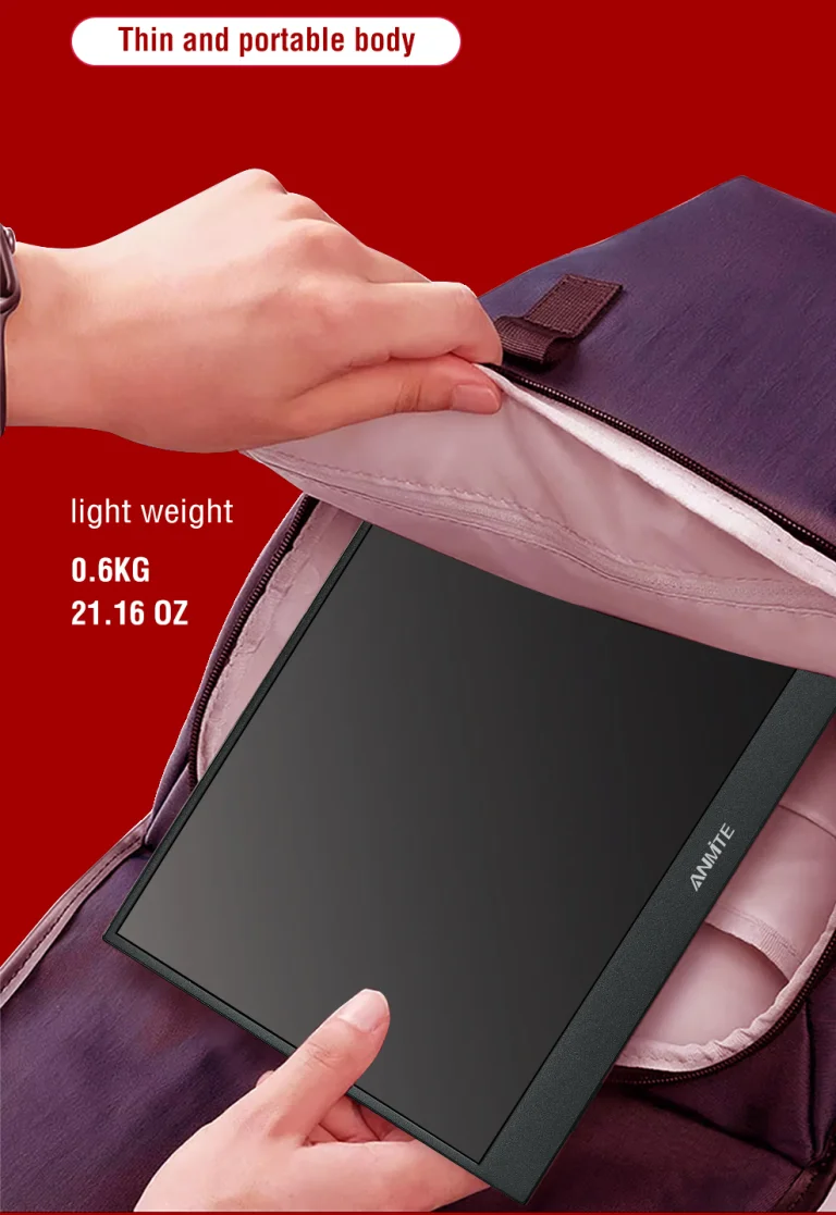 Laptop mellé kötelező: ANMITE 14 colos hordozható monitor 10