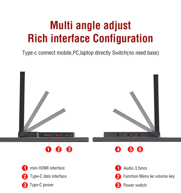 Laptop mellé kötelező: ANMITE 14 colos hordozható monitor 16