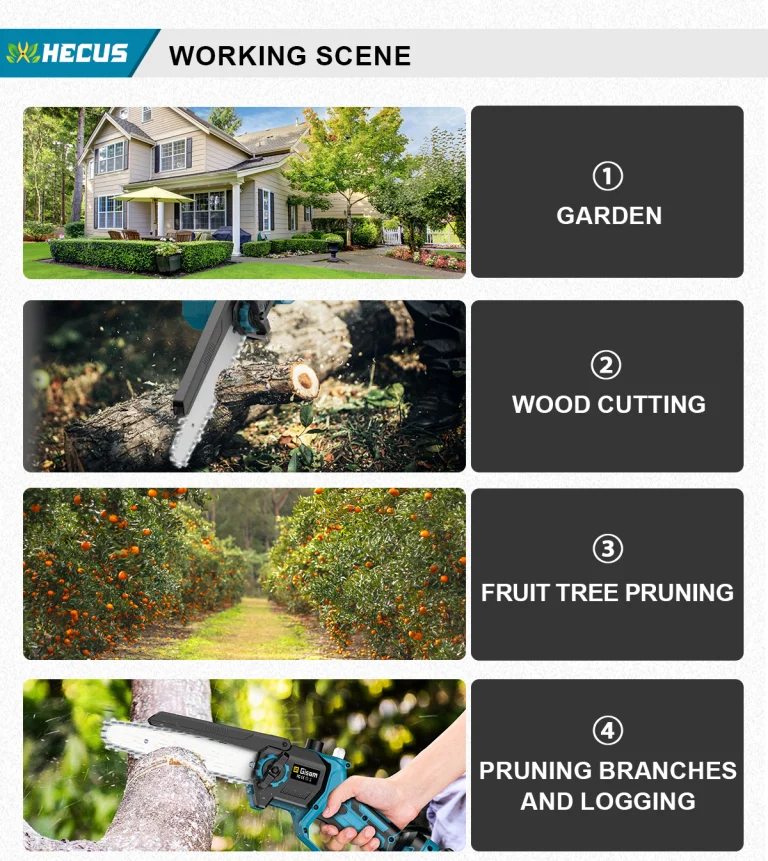 Gisam ágvágó-láncfűrész kombó a magazinos kertért 12