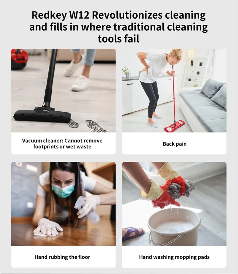 Olcsó a Redkey W12, a porszívó, felmosó és szárító egyben 8