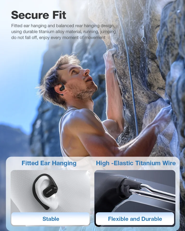 Itt az új BlitzWolf BW-BTS10 csontvezetéses fülhallgató 6