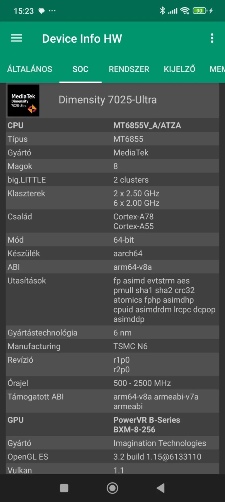 Prueba 7 del teléfono inteligente Poco M5 Pro 31G