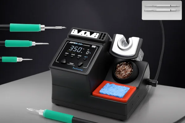 AIFEN A9E forrasztóállomás: 2 másodperc és olvad az ón 1